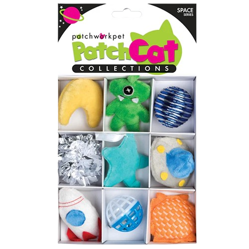 Patchwork Pet PatchCat Space Box Cat Toy
