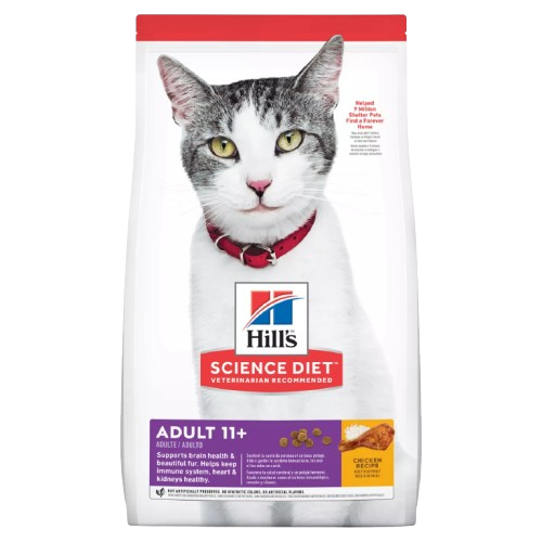 Hill's Science Diet Senior Age 11+ Chicken Recipe Dry Cat Food - 3.5 lb