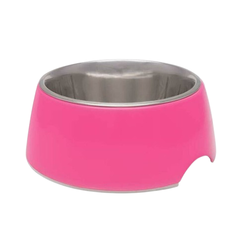Loving Pets Hot Pink Retro Bowl