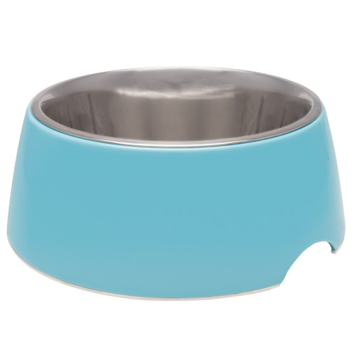 Loving Pets Electric Blue Retro Bowl