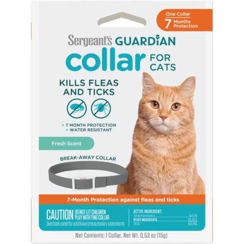 Sergeant's Guardian Flea & Tick Collar for Cats
