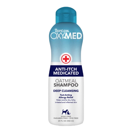 Tropiclean OXYMED Medicated Oatmeal Pet Shampoo