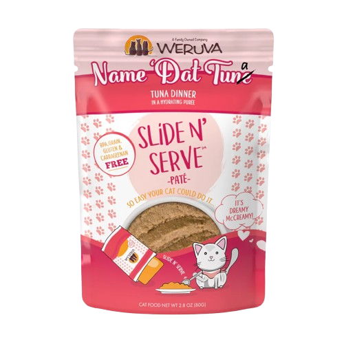 Weruva Slide N' Serve Grain Free Name 'Dat Tuna Tuna Dinner Wet Cat Food Pouch