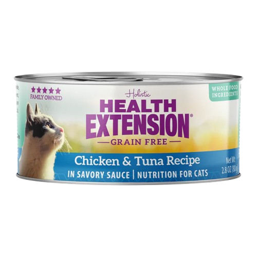 Health Extension Grain Free Chicken and Tuna Recipe Canned Cat Food