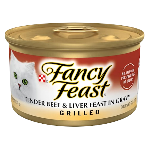 Fancy Feast Grilled Beef and Liver Canned Cat Food