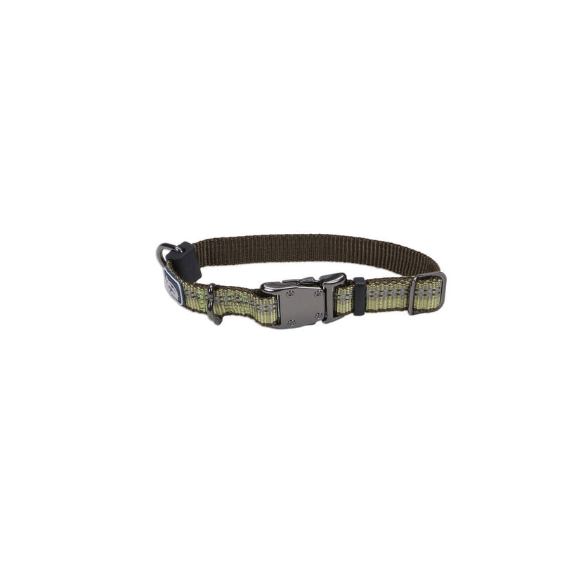 K9 Explorer® Reflective Adjustable Dog Collar, Fern Small